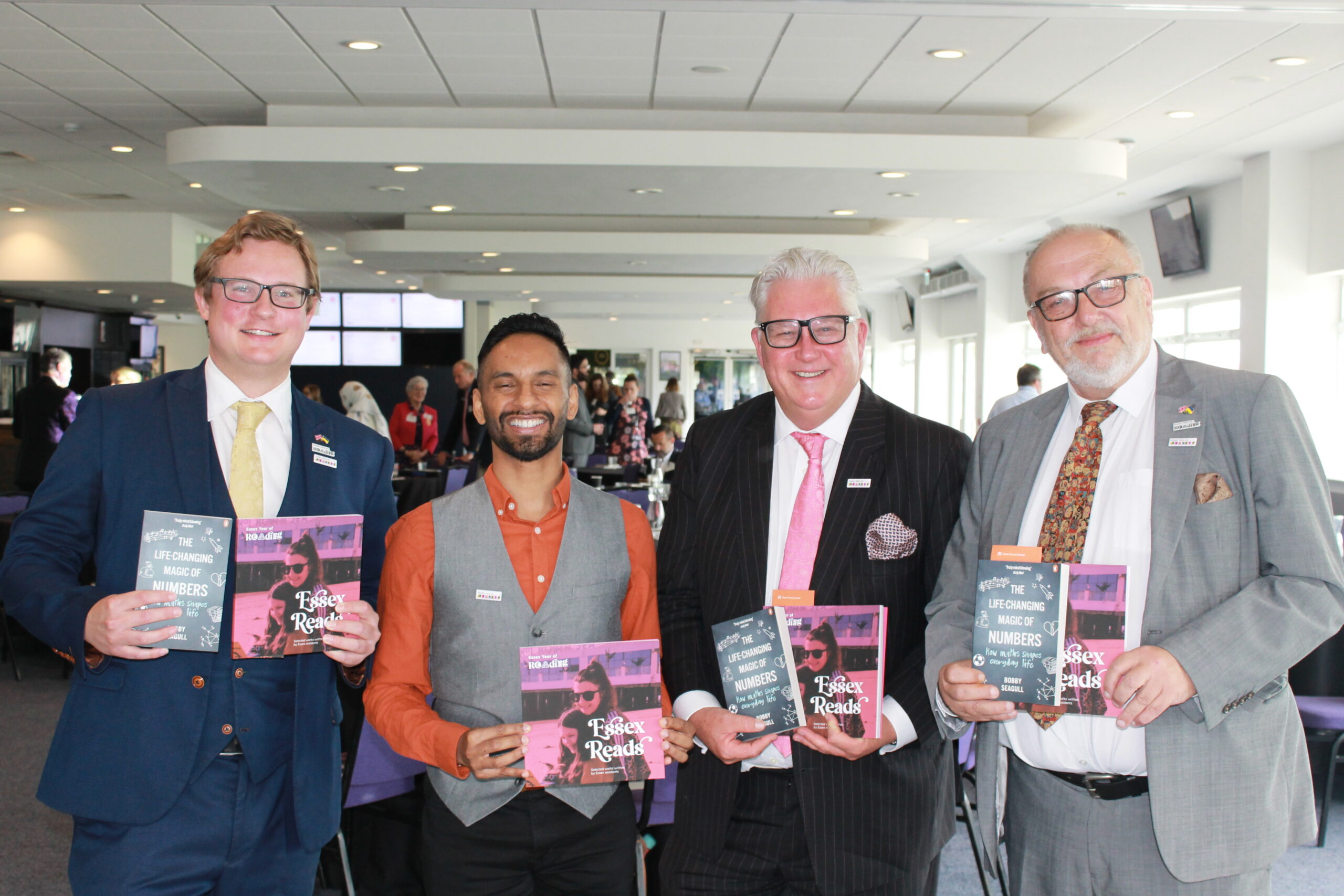 Essex celebrates a Year of Reading and Bobby Seagull flies in to launch Essex Year of Numbers