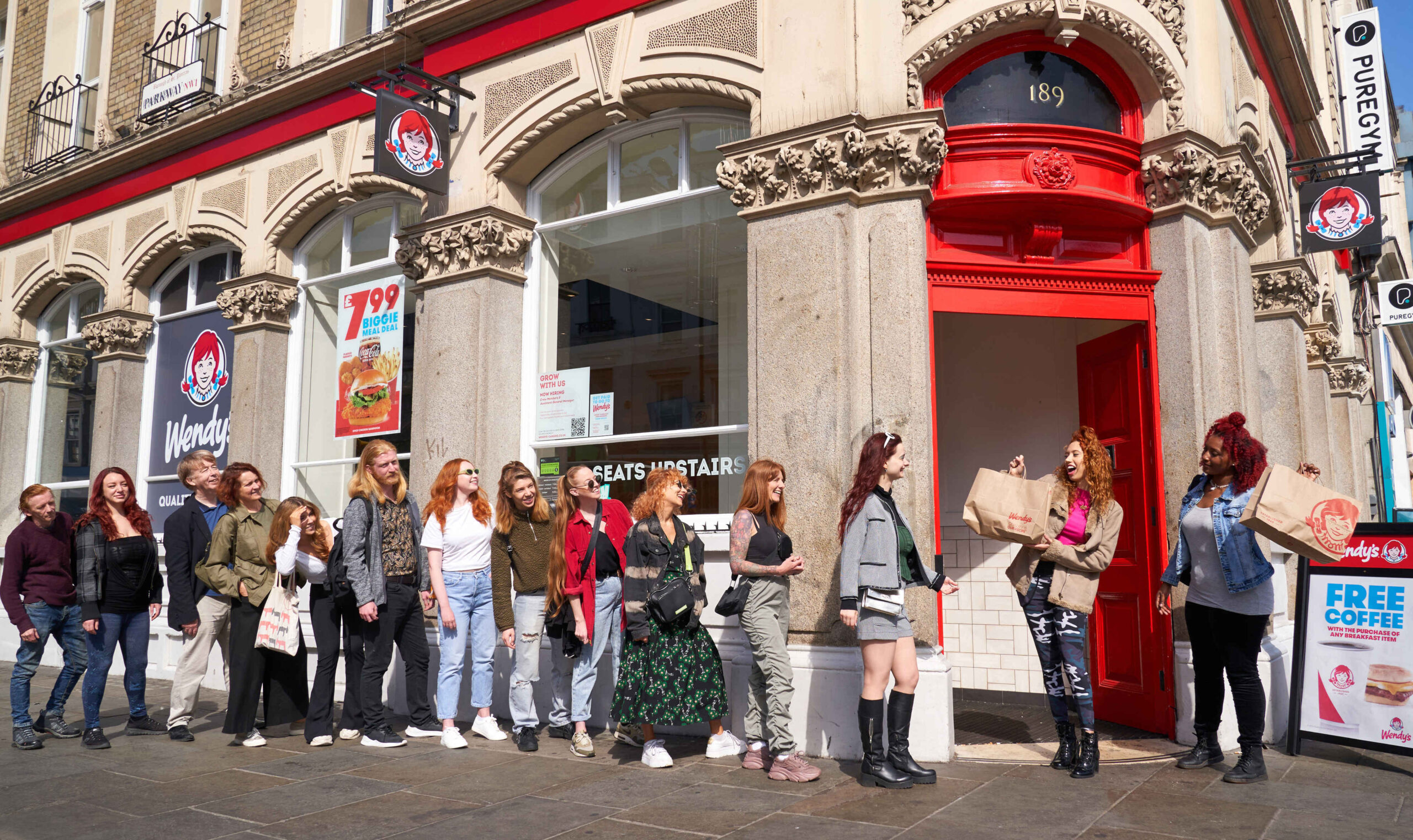 Redheads flock to Wendy’s to celebrate World Redhead Day