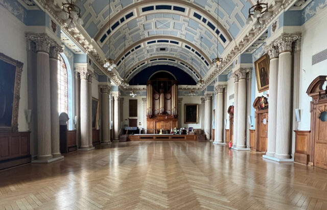Restoration of Moot Hall Ceiling completed - Credit CCC