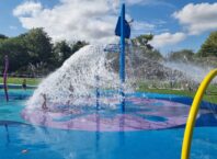 Date announced for opening of Harlow’s splash parks